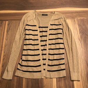 The Limited Tan/Black Cardigan